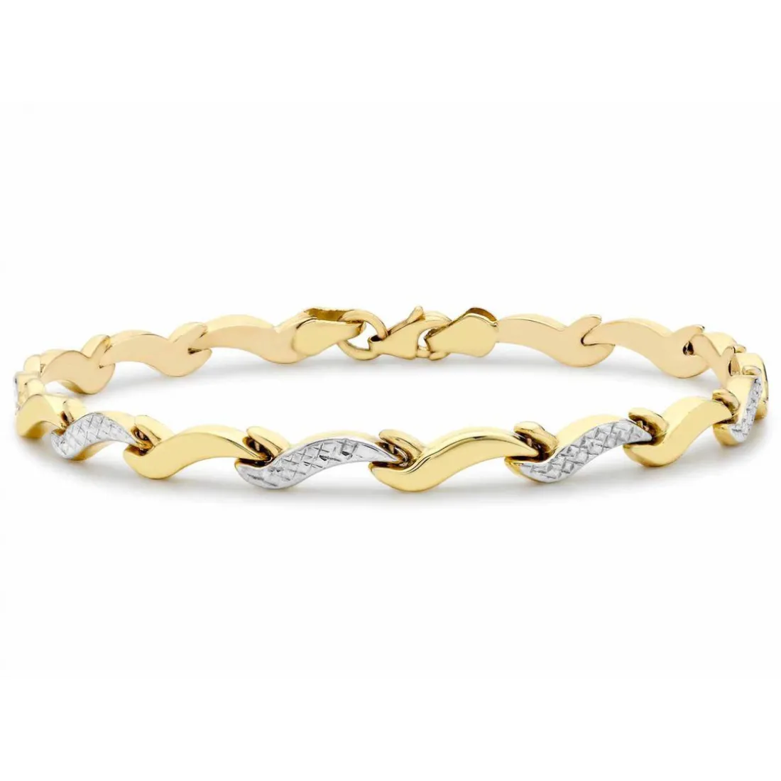 Bracelet Femme Stella 2-26-8162 Or Jaune et Blanc