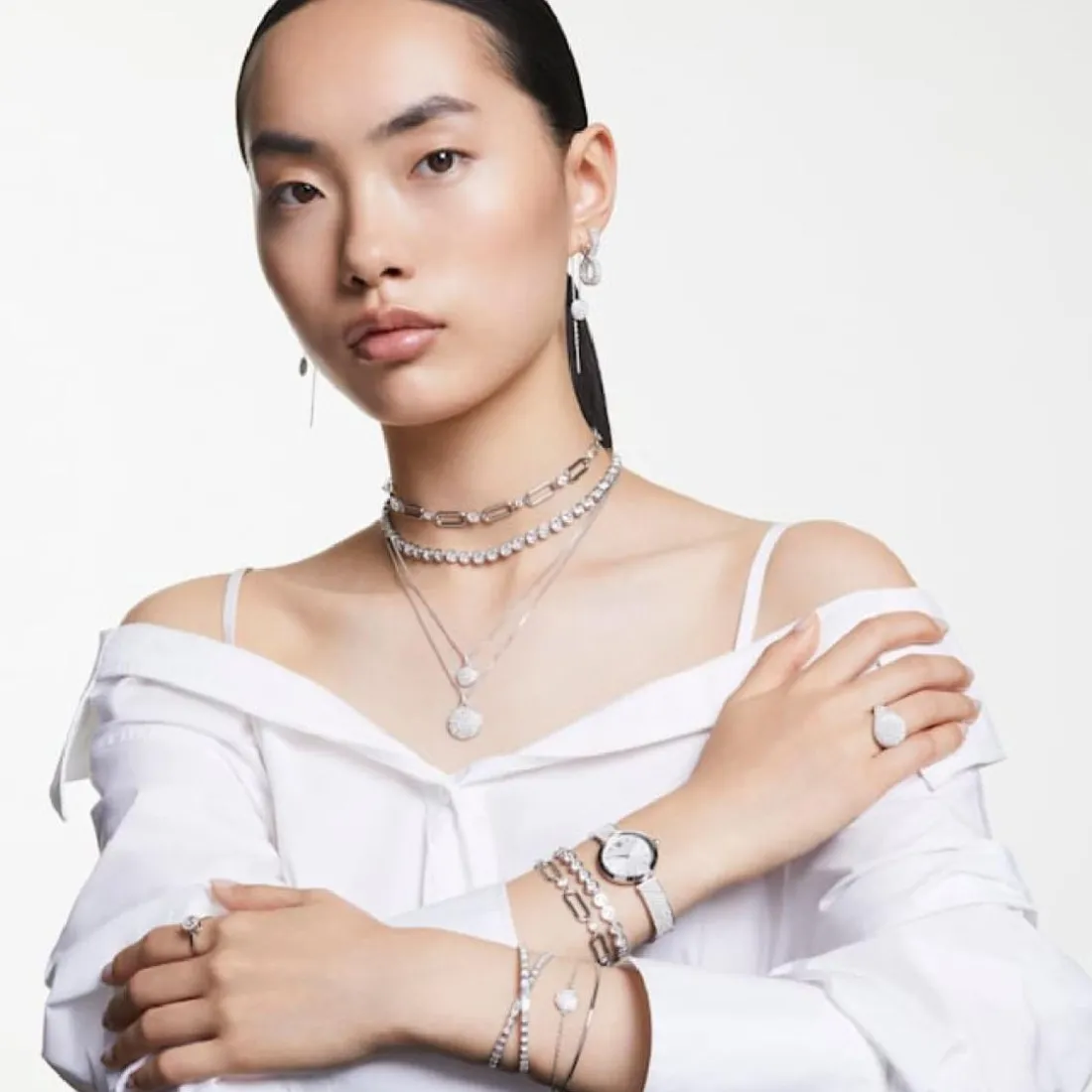 Bracelet Femme Swarovski Imber - 5682666 argent