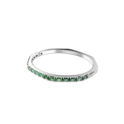 Bracelet Femme Swarovski Matrix - 570811 Métal Rhodié Vert