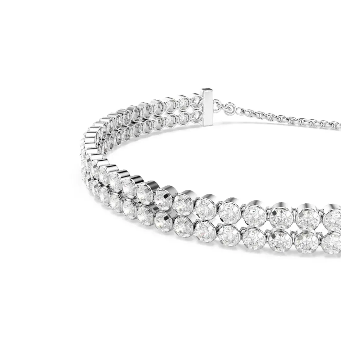 Bracelet Femme Swarovski Matrix - 5678252 Métal Rhodié Argent