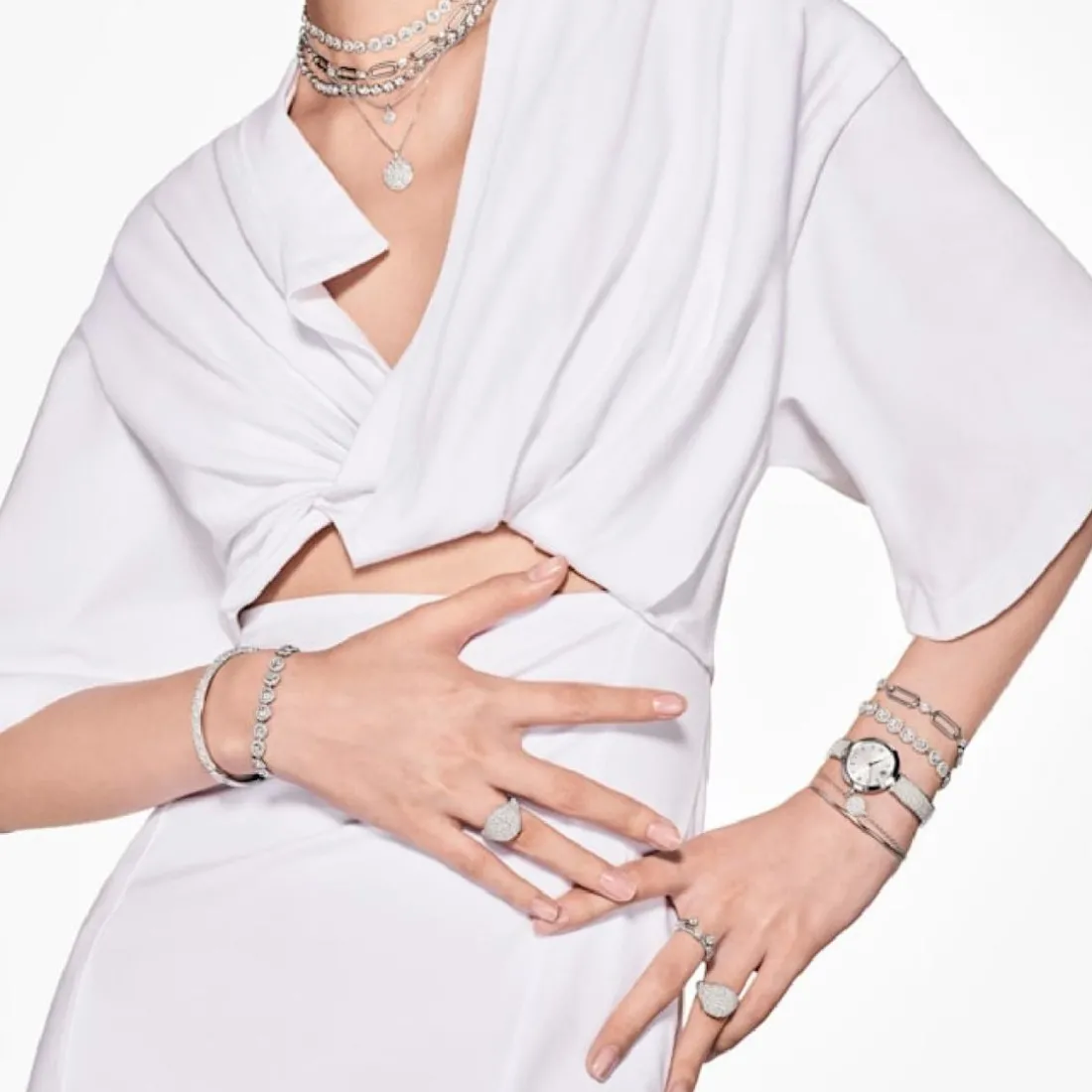 Bracelet Femme Swarovski Meteora - 5683447 argent