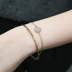 Bracelet Femme Swarovski Meteora - 5683452 argent,doré rose