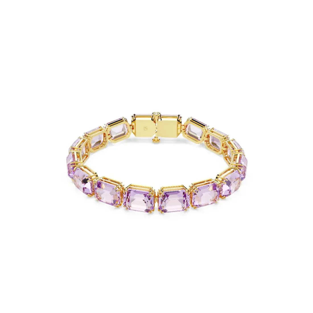 Bracelet Femme Swarovski Milnia - 5720487 Plaqué Or Violet