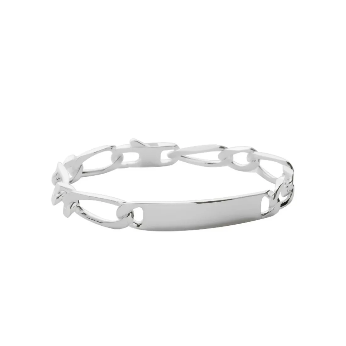 Bracelet Homme argent chainage figaro 1-1 Maison de la Bijouterie 53Z00WYZ