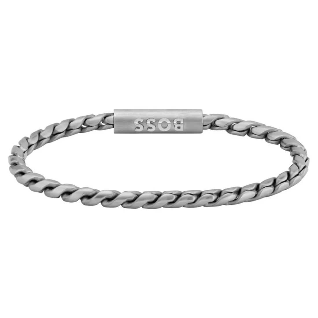 Bracelet Homme Boss Bijoux Doran - 1580695 Acier Argent