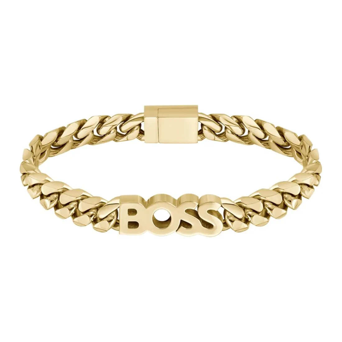 Bracelet Homme Boss Bijoux Kassy - 1580505M Acier Doré