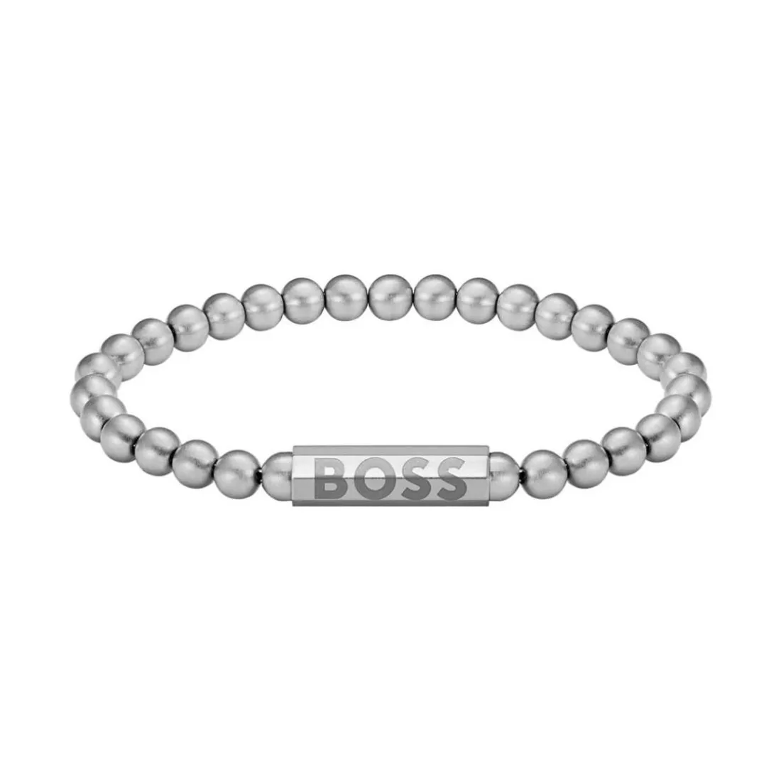 Bracelet Homme Boss Bijoux Sphere Metal - 1580658M Acier Argent