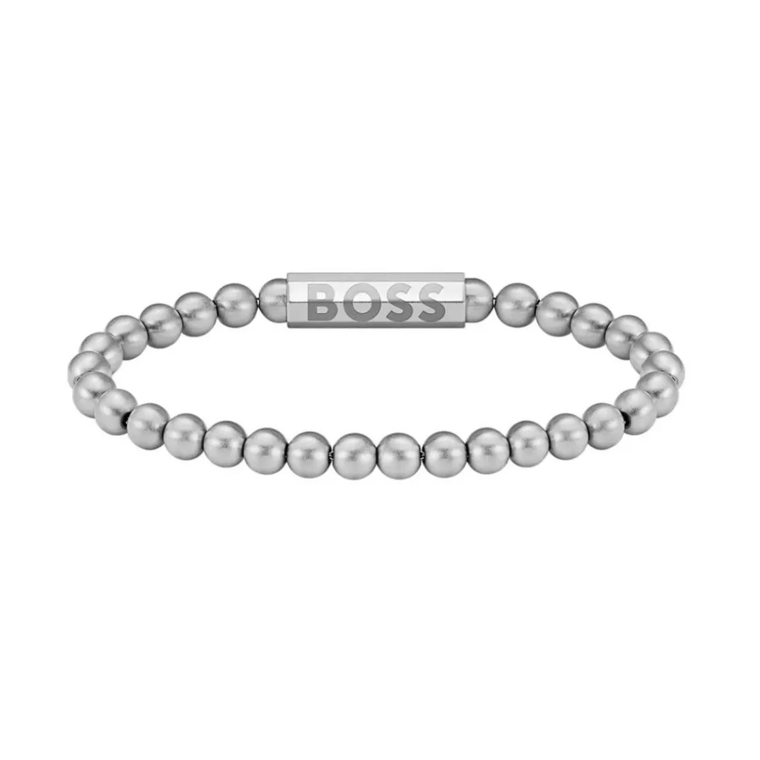 Bracelet Homme Boss Bijoux Sphere Metal - 1580658M Acier Argent