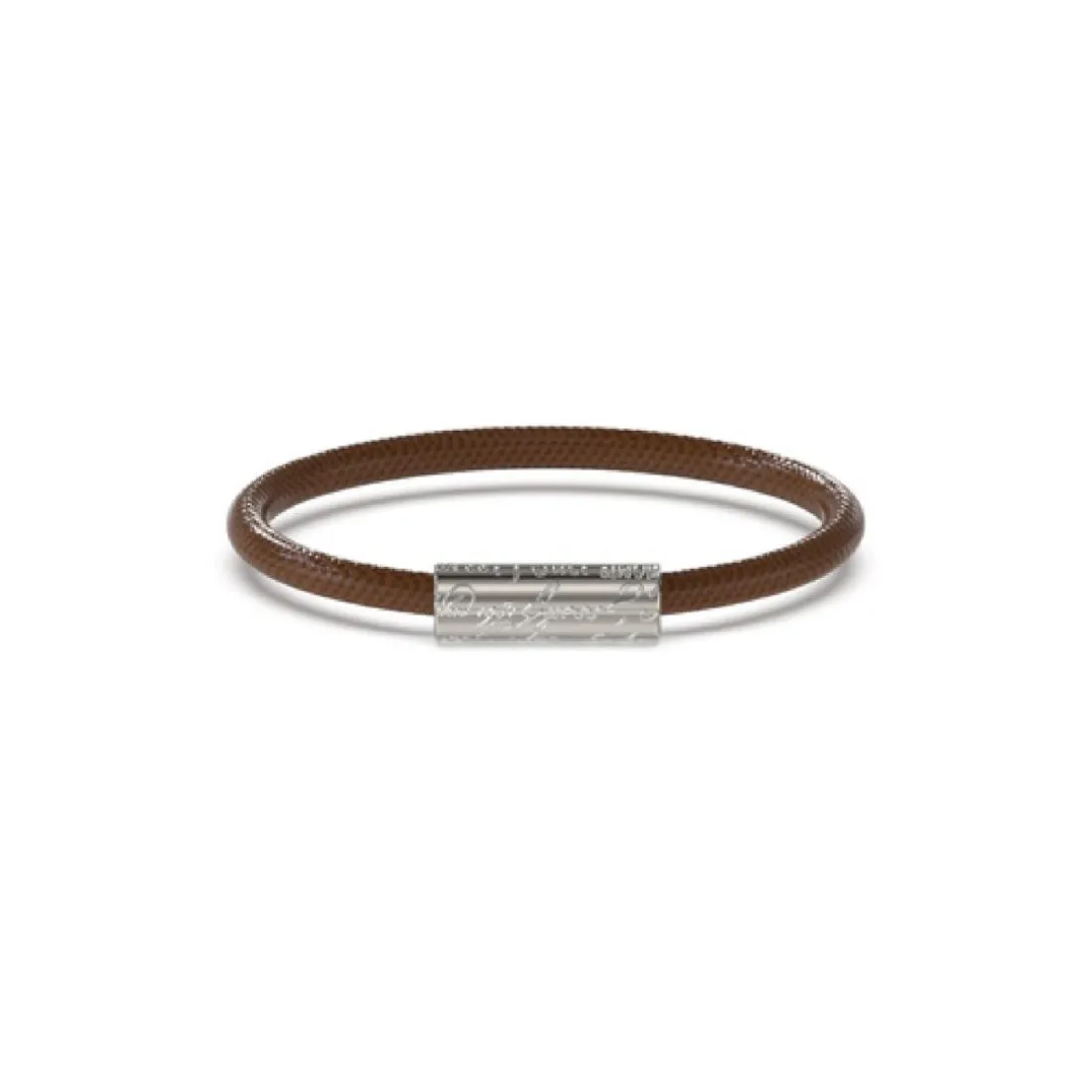 Bracelet Homme Guess Bijoux Inscription - JUMB04407JWSTBW Acier Marron