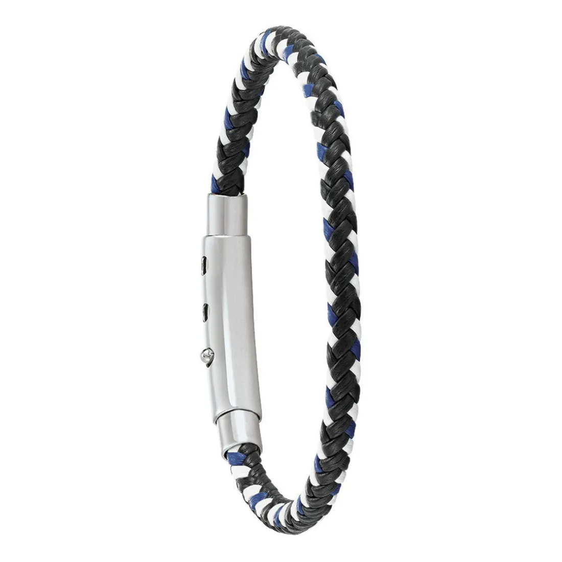 Bracelet Homme Jourdan JH150026B - DIXON - Cuir Noir