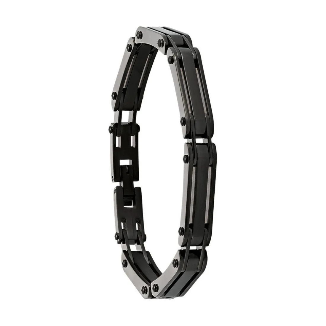 Bracelet Homme Jourdan JH110010B - EL CASTILLO - Acier noir