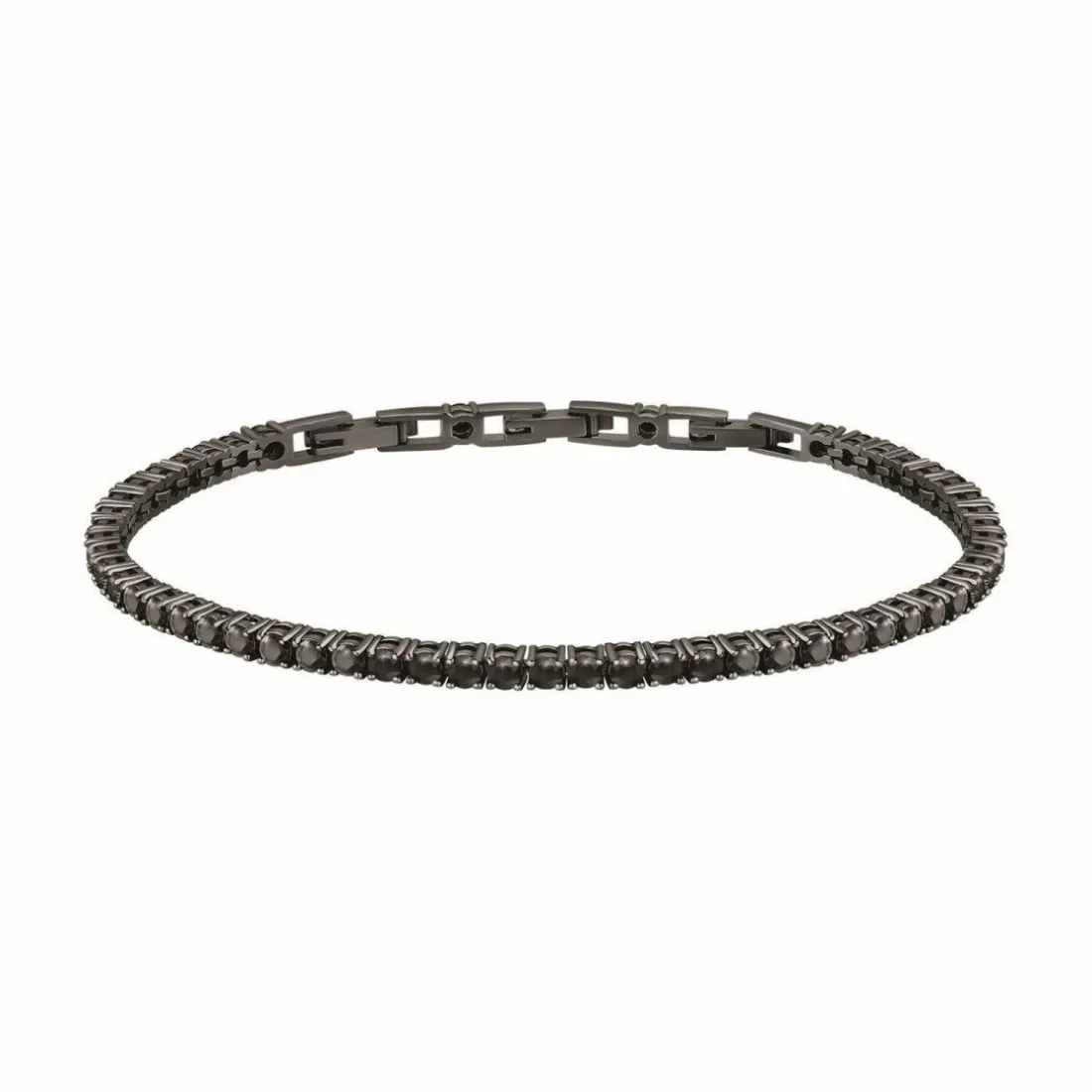 Bracelet Homme Morellato - SATT03 TENNIS Acier Noir