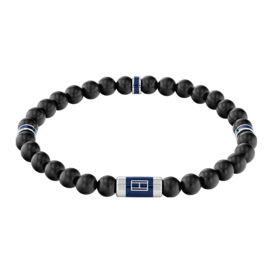 Bracelet HommeTommy Hilfiger Beaded 2790323 - Acier, Bois Noir