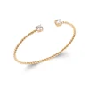 Bracelet Jonc femme oxyde de zirconium plaqué or Maison de la Bijouterie UW345Y5V