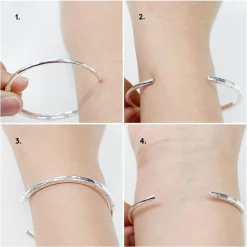 Bracelet Jonc I-D Argent Pandora Signature