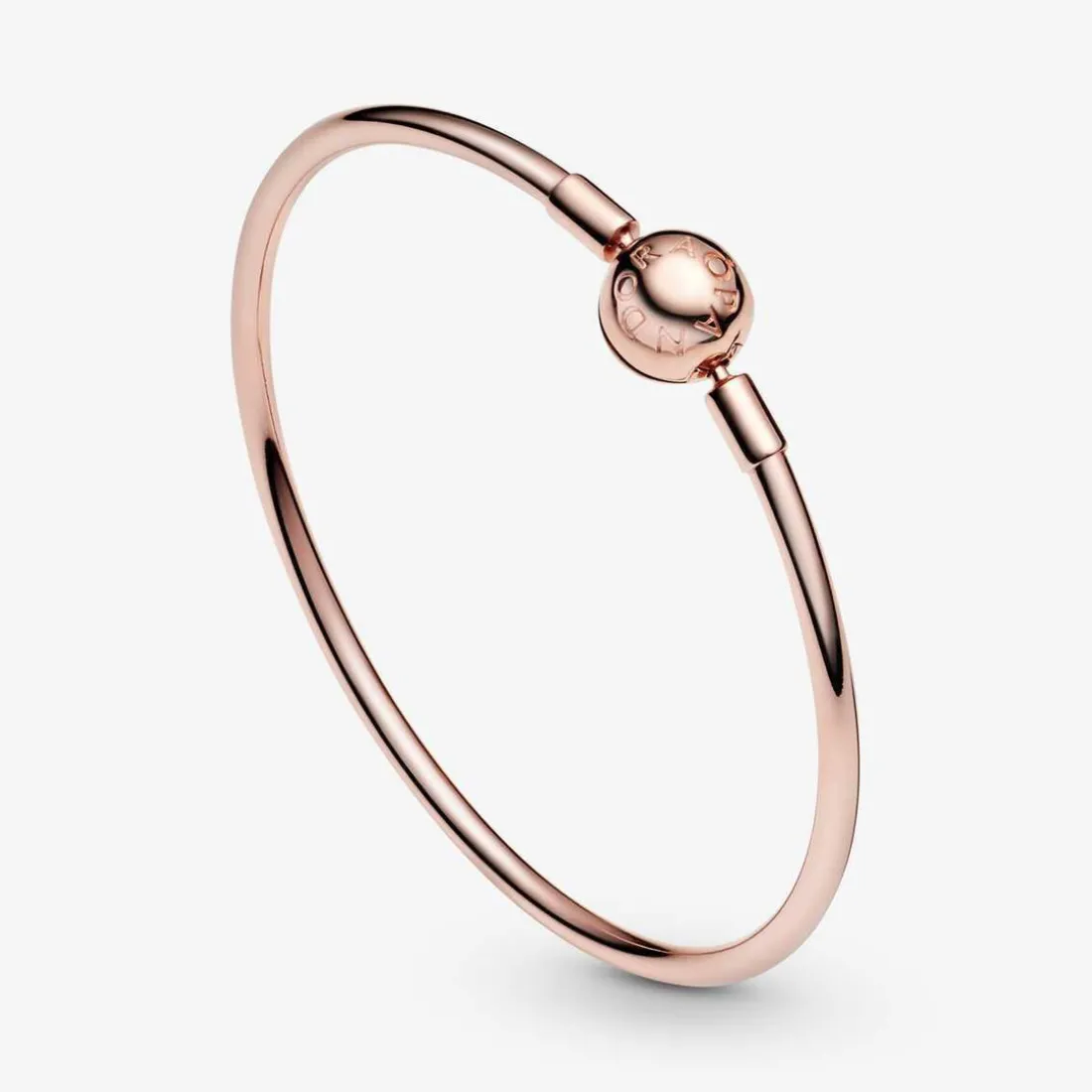 Bracelet Jonc Pandora Moments Métal doré à l’Or Rose fin 585/1000ᵉ