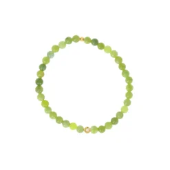 Bracelet Les Interchangeables A59799 - Perle Serti Fleur Kaki Femme