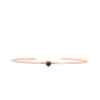 Bracelet Les Interchangeables A59190 - Jonc Coeur Doré Rose Femme