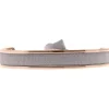 Bracelet Les Interchangeables A47428 - Jonc Ruban Interchangeables 6mm Marron Glace Clair Femme