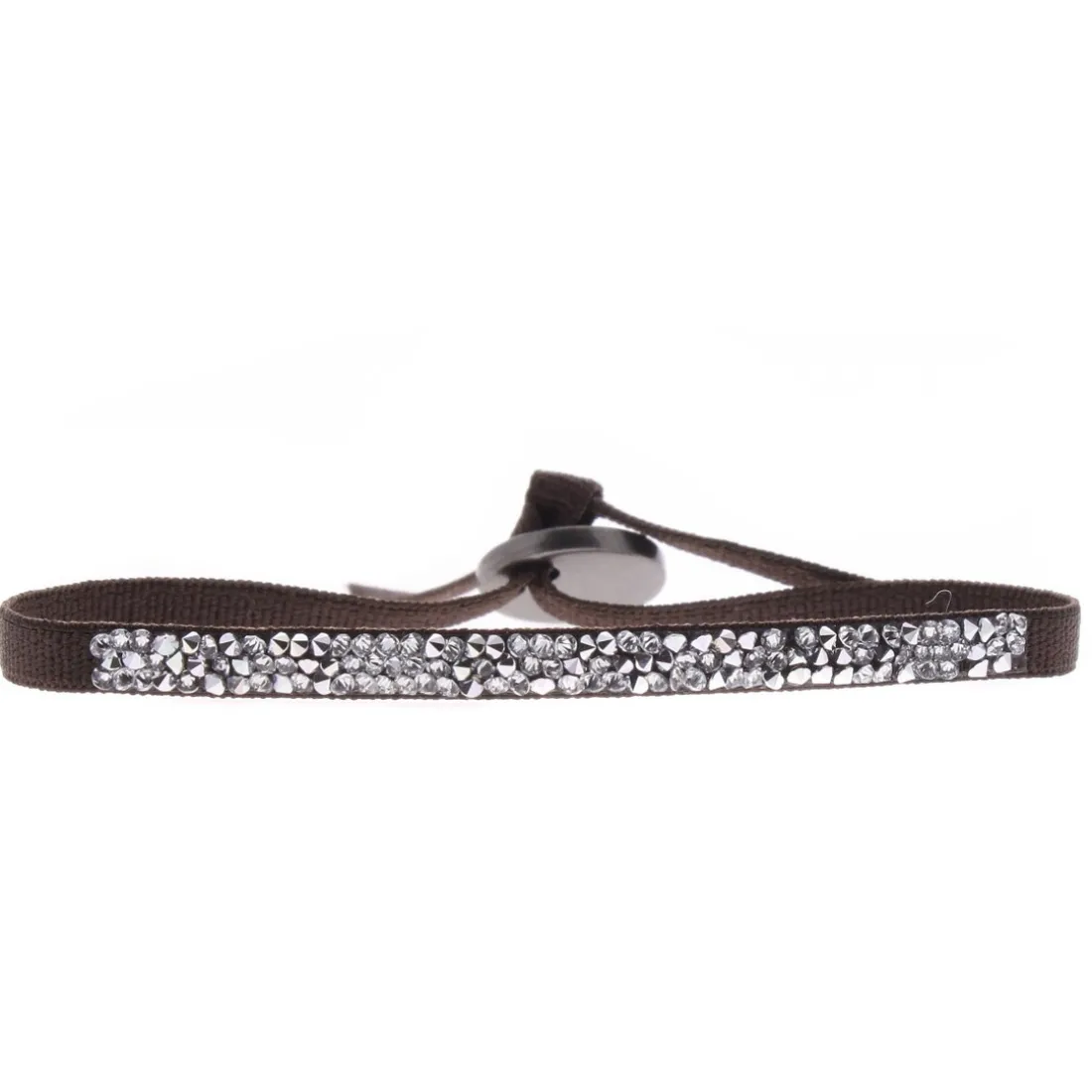 Bracelet Les Interchangeables A37041 - Ultra Fine Rocks Marron Femme