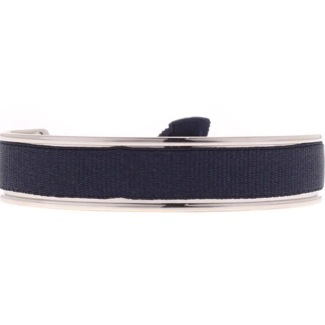 Bracelet Les Interchangeables A42905 - Jonc Ruban Interchangeables 9mm Marine 9 Femme