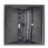 Bracelet Les Interchangeables A38641 - Bracelet Tissu Violet Cristaux de haute qualité Femme