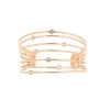 Bracelet Les Interchangeables A59163 - Manchette Orbite Doré Rose Femme