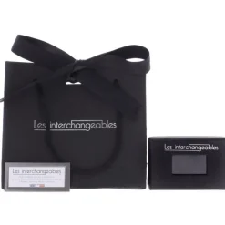 Bracelet Les Interchangeables A38643 - Bracelet Tissu Bleu Cristaux de haute qualité Femme