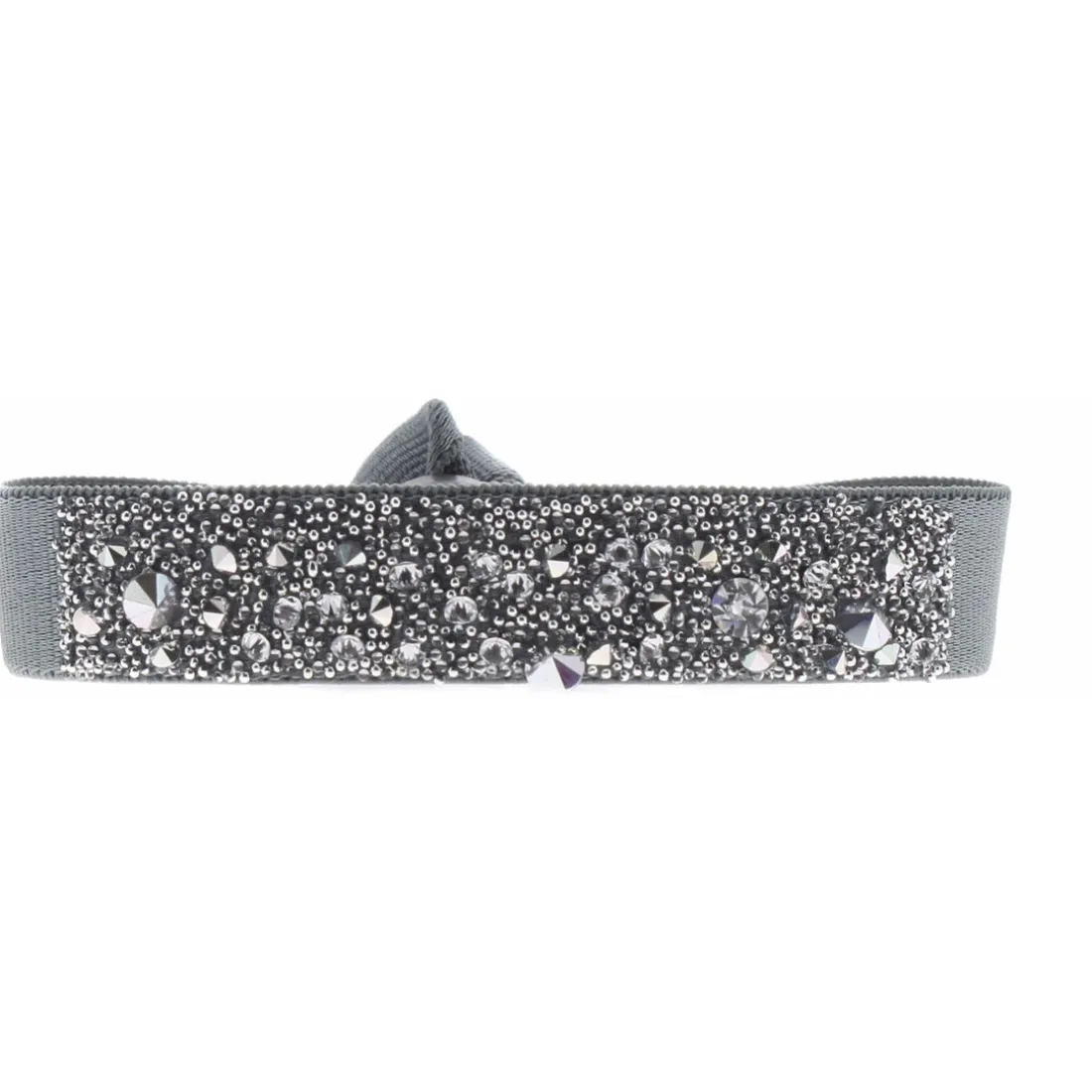 Bracelet Les Interchangeables A39438 - Bracelet Tissu Bleu Cristaux de haute qualité Femme