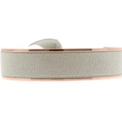 Bracelet Les Interchangeables A47521 - Jonc Ruban Interchangeables 12mm Beige Femme