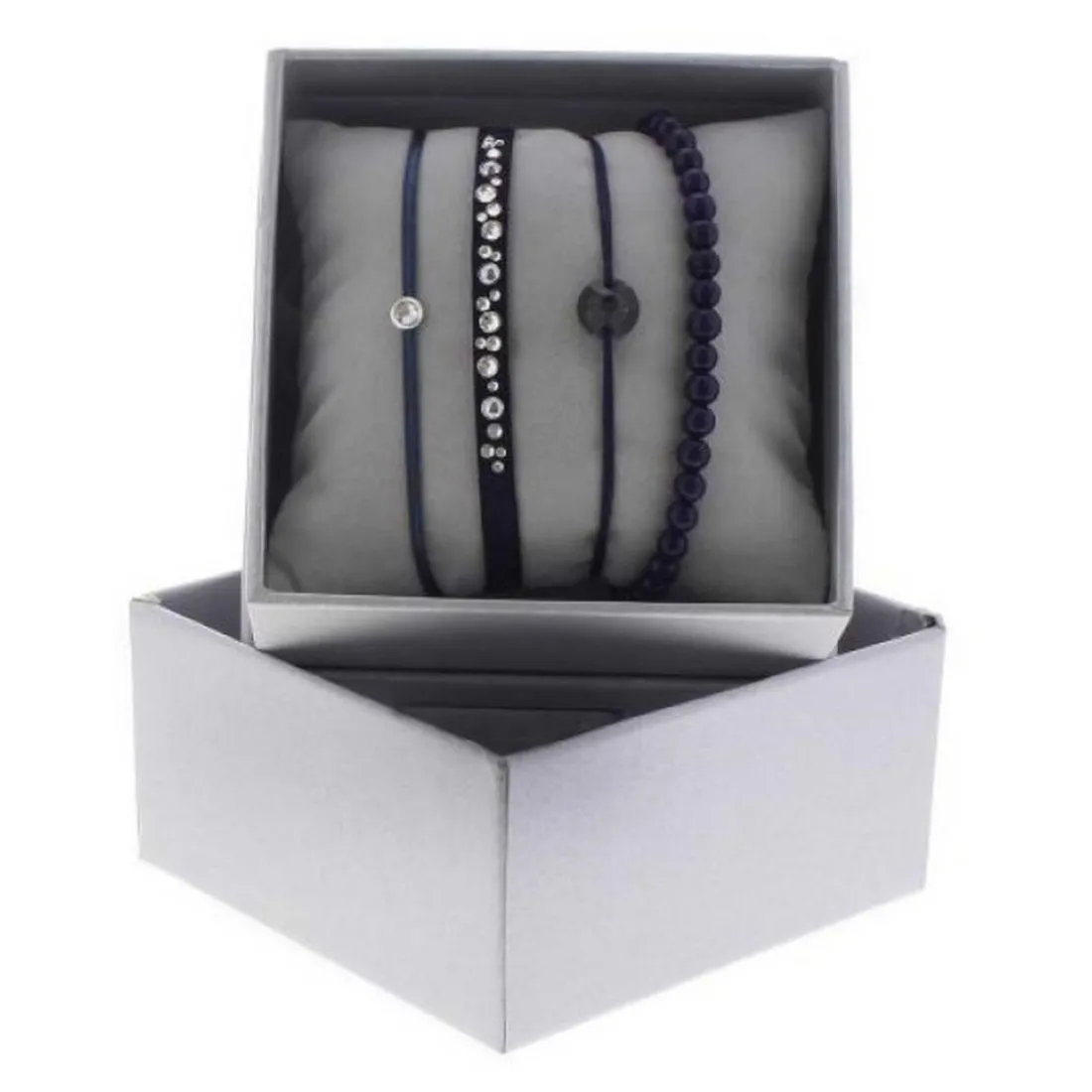 Bracelet Les Interchangeables A47074 - Bracelet Strass Box Cristal Femme