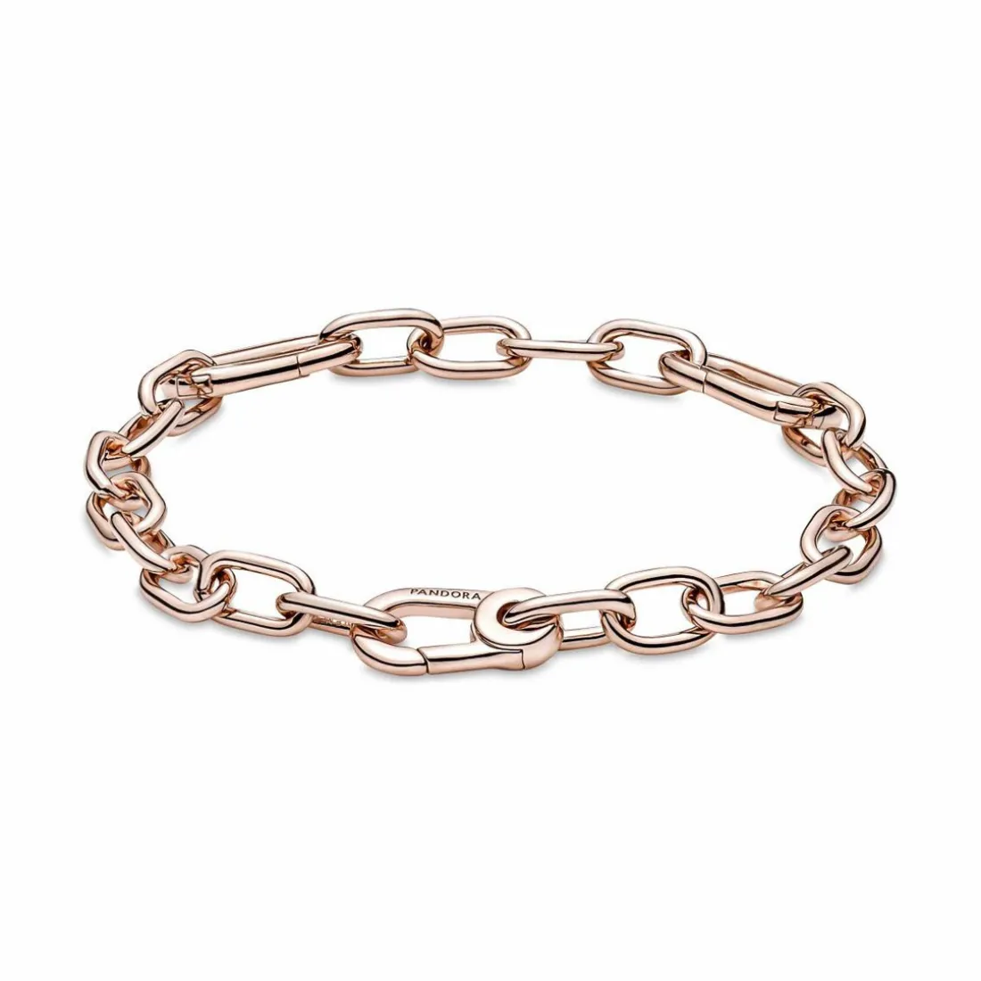 Bracelet Link Métal Doré Rose Pandora ME