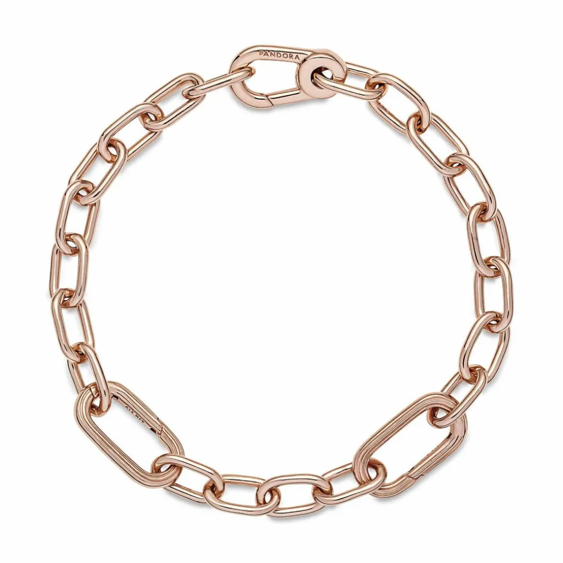 Bracelet Link Métal Doré Rose Pandora ME