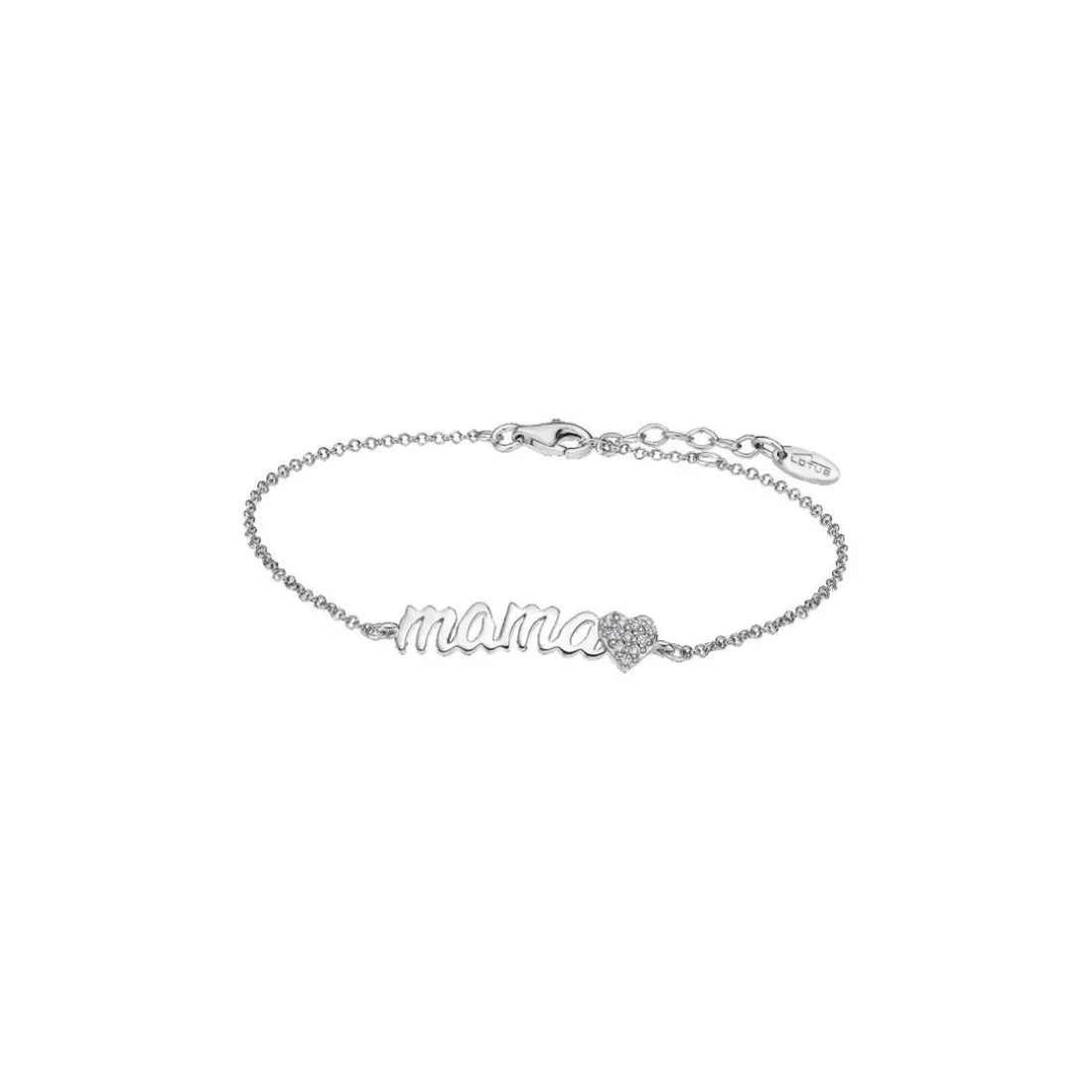 Bracelet Lotus Silver LP1808-2/5 - maman coeur argent mother's love Femme
