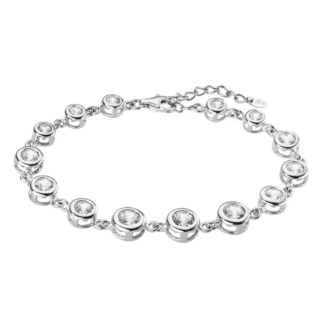 Bracelet Lotus Silver Pure Essentiel LP1787-2-1 - Bracelet Argent Serti Femme