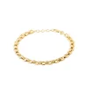 Bracelet maille femme oxyde de zirconium plaqué or Maison de la Bijouterie UW3VZ5ZV