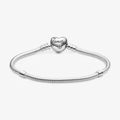 Bracelet Maille Serpent Fermoir Cœur Arbre de Vie Fête des mères