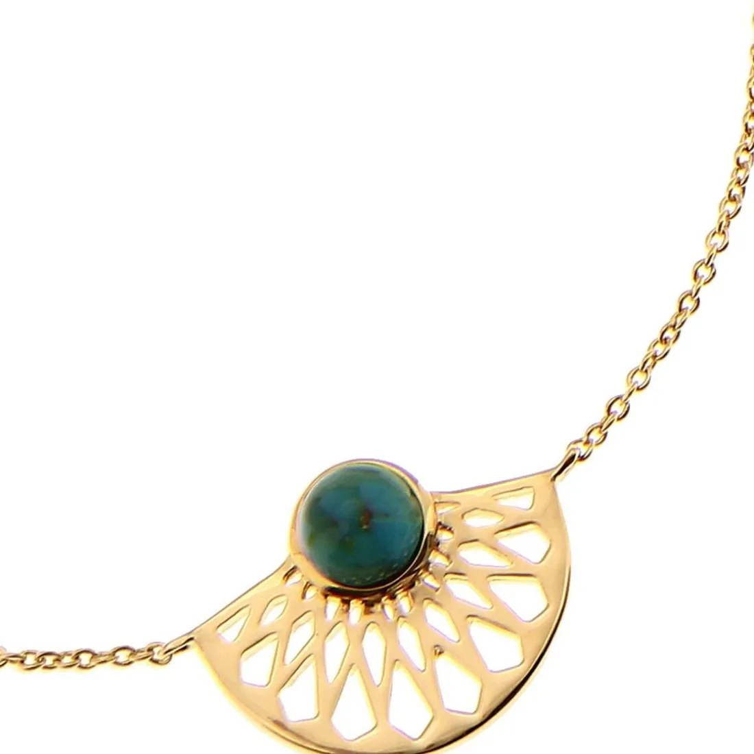 Bracelet Mia Doré & Turquoise