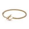 Bracelet Pandora Moments Maille Serpent Barre en T & Cœur