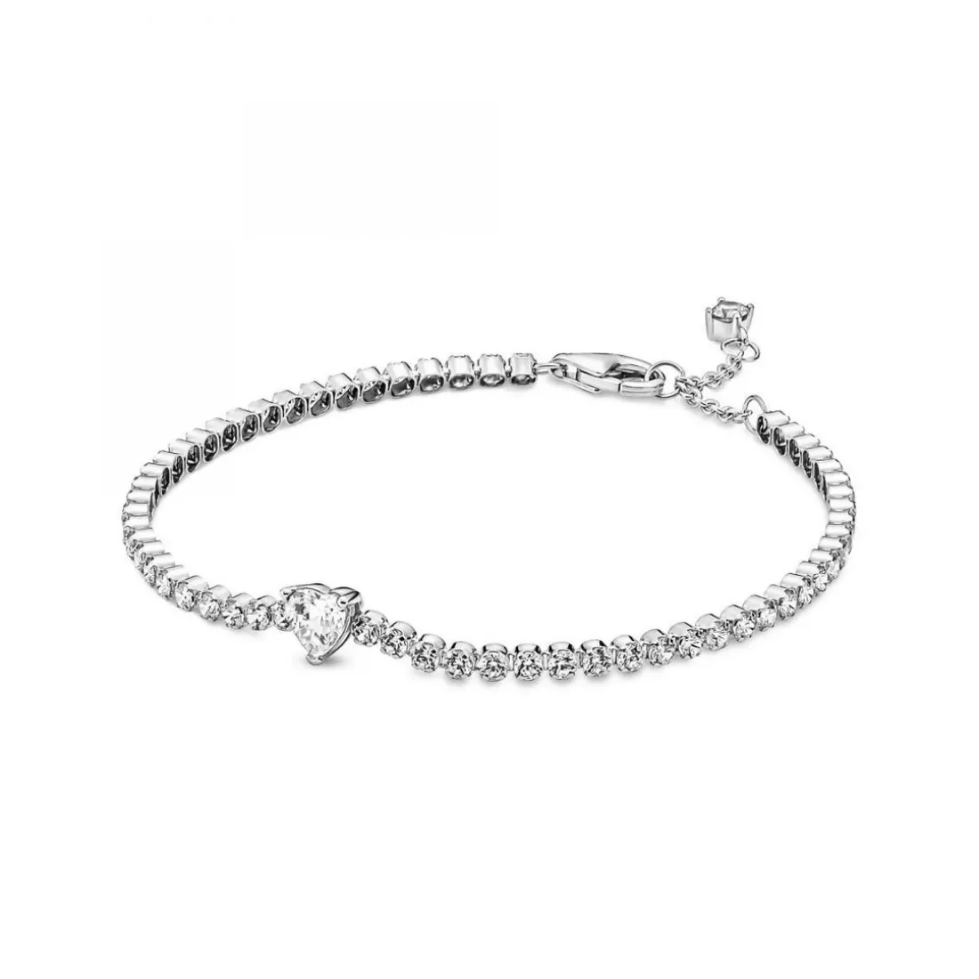 Bracelet Rivière Cœur Scintillant Pandora Timeless