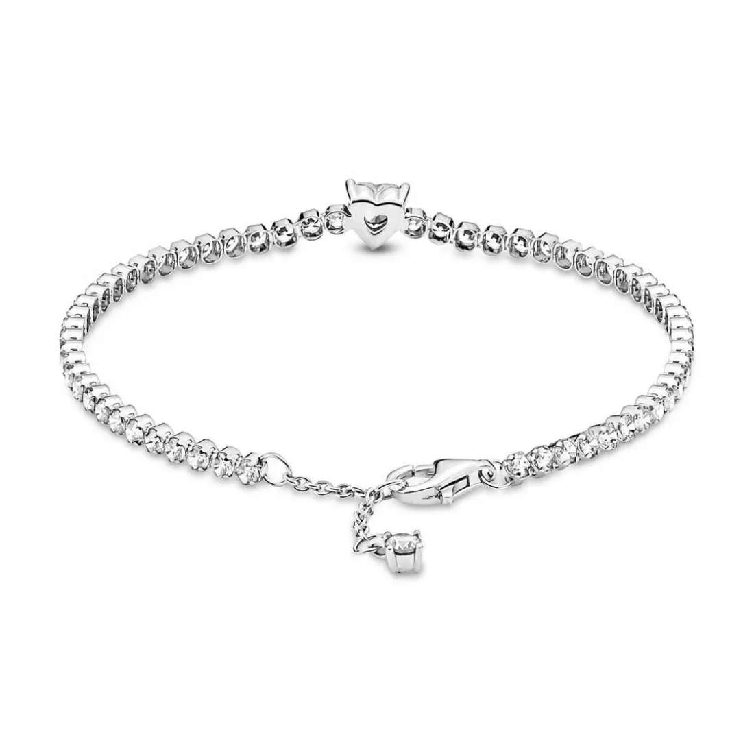 Bracelet Rivière Cœur Scintillant Pandora Timeless