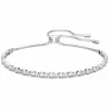 Bracelet Swarovski 5465384 - Bracelet Timeless Elegance Argenté Cristaux Ajustable Femme