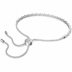 Bracelet Swarovski 5465384 - Bracelet Timeless Elegance Argenté Cristaux Ajustable Femme