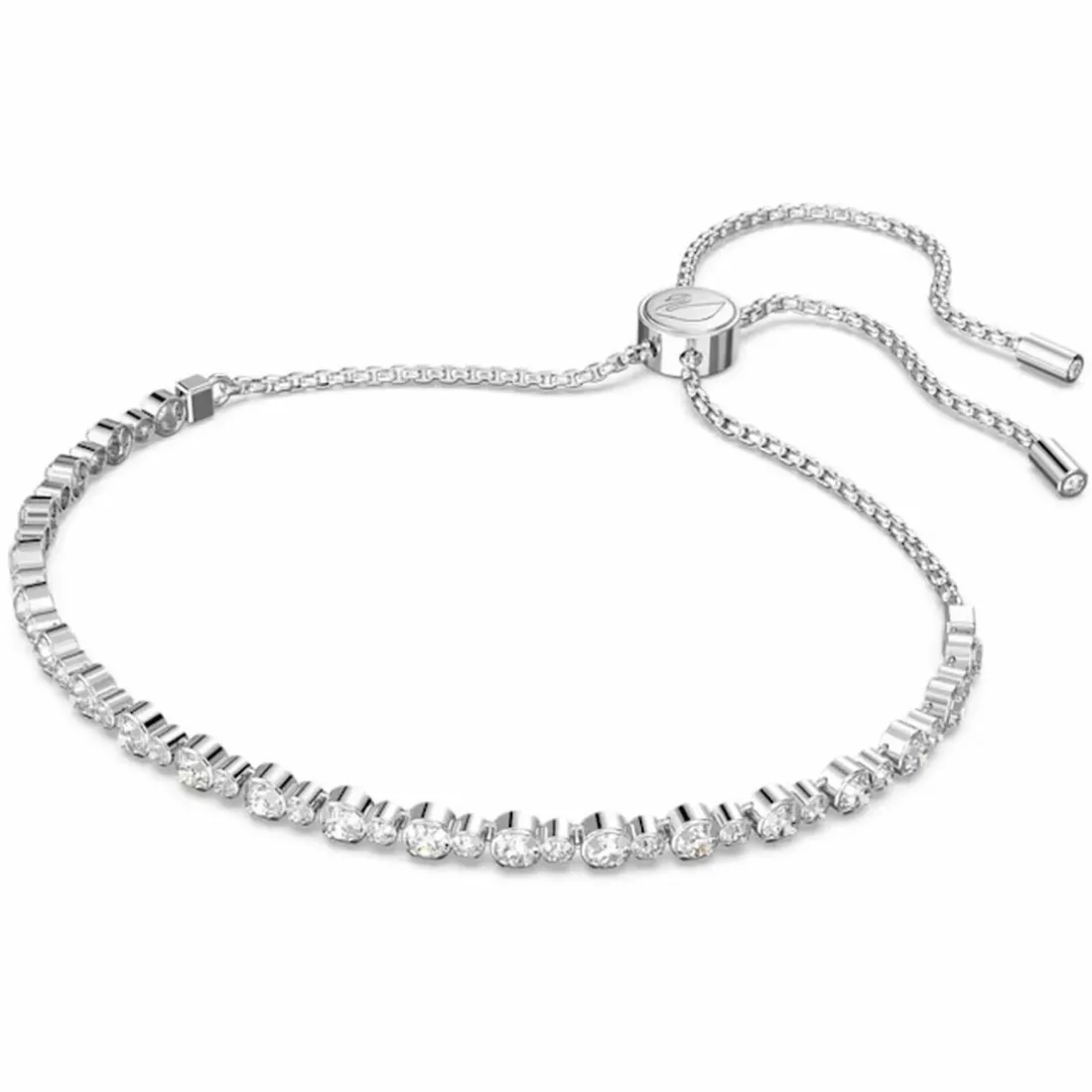 Bracelet Swarovski 5465384 - Bracelet Timeless Elegance Argenté Cristaux Ajustable Femme