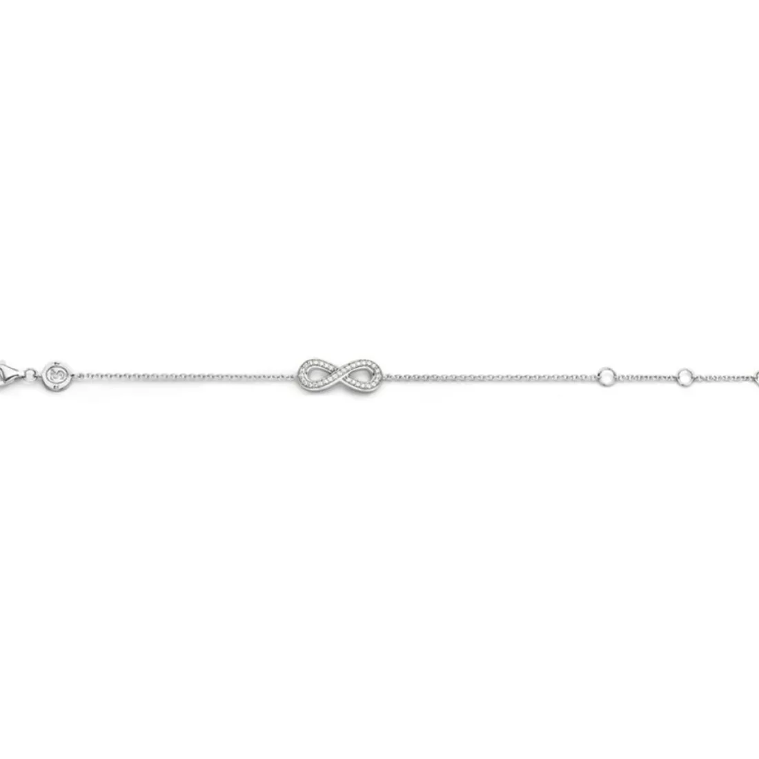 Bracelet Ti Sento 2823ZI - Bracelet Infini Argent Strass Femme