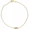 Bracelet Vertigo KISS ME-OR JAUNE - Bracelet Acier Diamant Jaune Femme