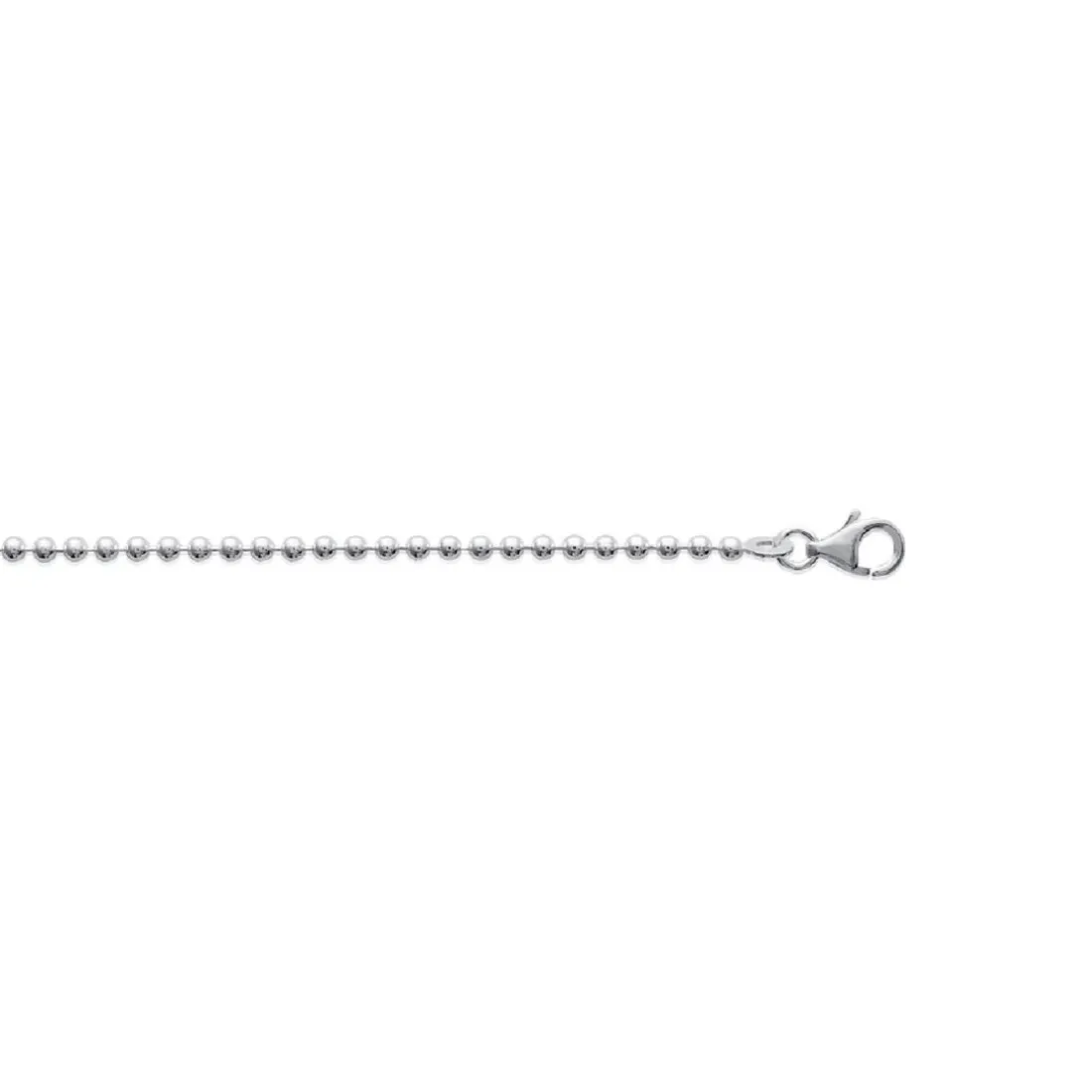 Chaine boule argent 2,2mm Maison de la Bijouterie V60YY0ZV
