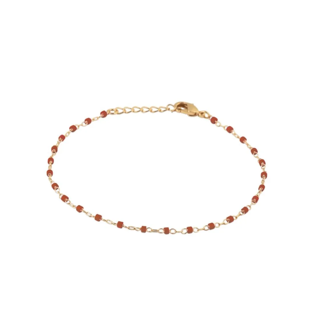 Chaine fantaisie perles miyuki plaqué or Maison de la Bijouterie YU0U6WZV