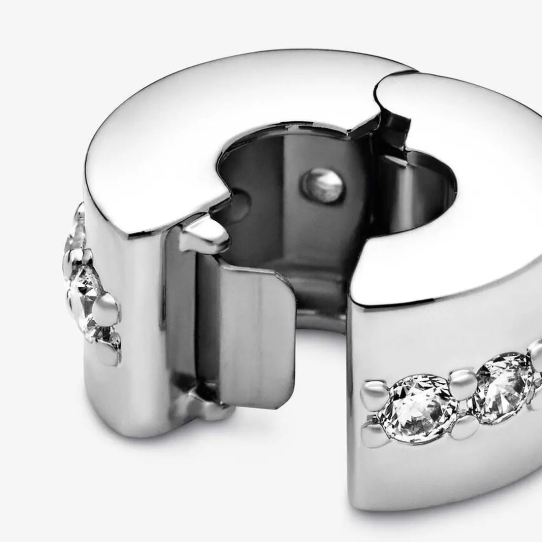Charm Clip Pandora Moments Rangée Scintillante Incolore