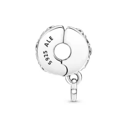 Charm Clip Pavé Pandora Moments - Ma Famille pour Toujours